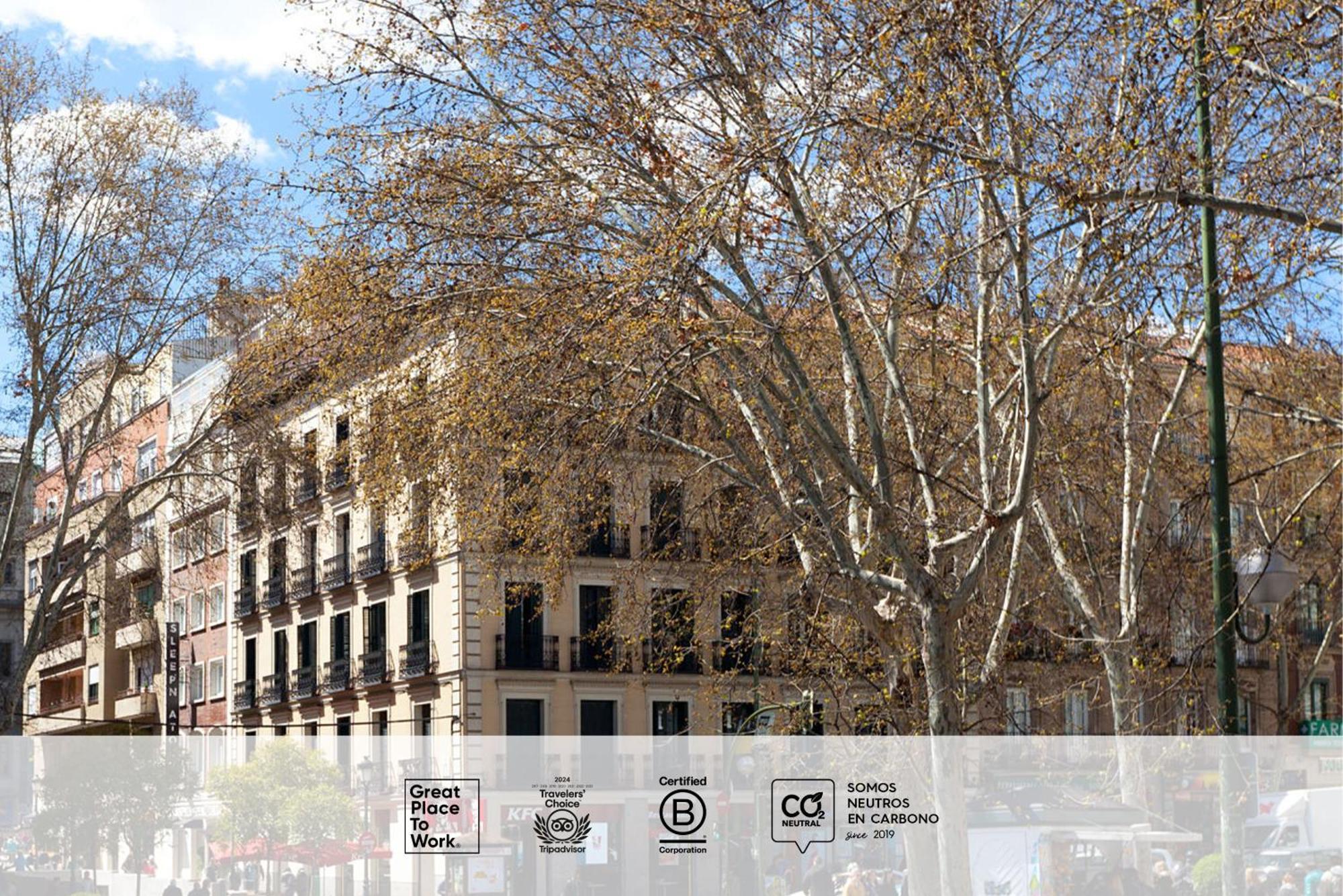 Sleep'N Atocha - B Corp Certified Hotel Madrid Kültér fotó